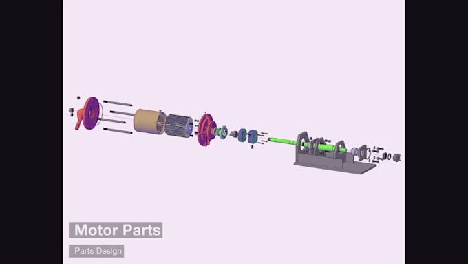 create autocad mechanical drawing in 6hours and rendering