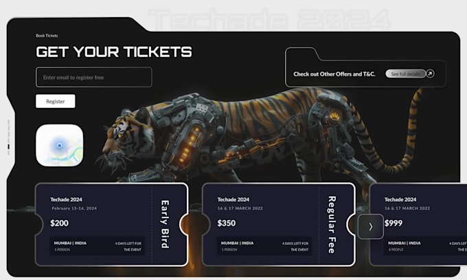 Design a modern, user centered ui ux for your website or mobile app by ...