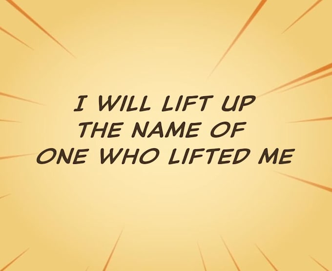 create a custom lyric video for you