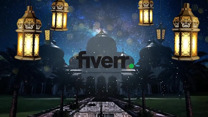 make an amazing eid and ramadan mubarak greeting video intro