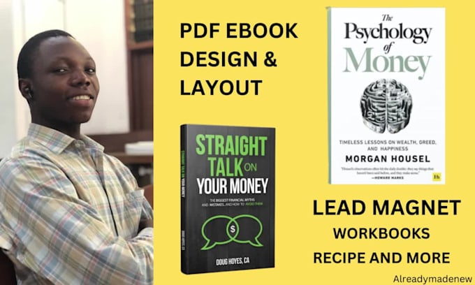 ghostwrite your nonfiction book, design compelling ebooks, lead magnets, pdf