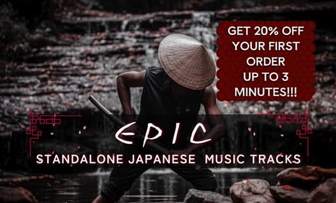 make epic japanese game or film music tracks