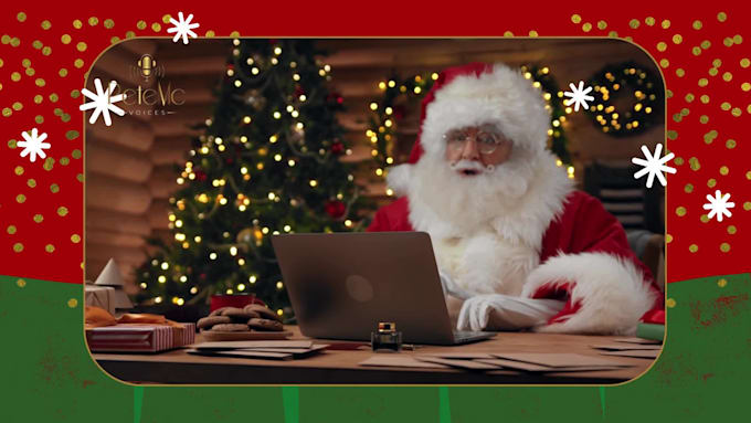 record a professional jolly santa claus voiceover