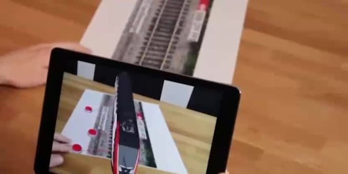 create ar business card with 3d animation and qr code