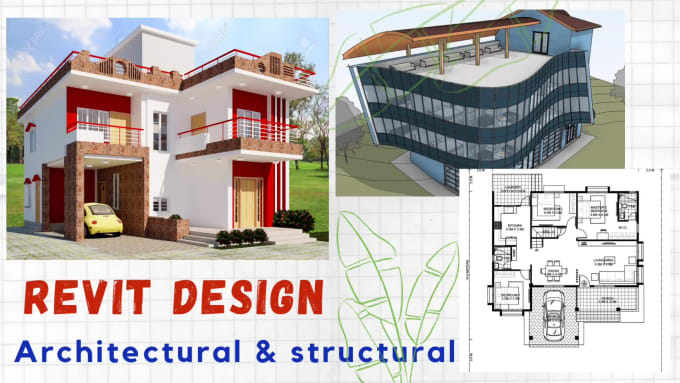 Do awesome architectural 2d and 3d design in revit and sketchup by ...