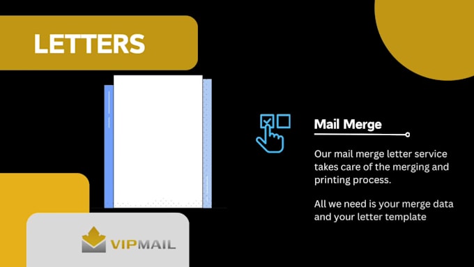 printed and handwritten letters for direct mail