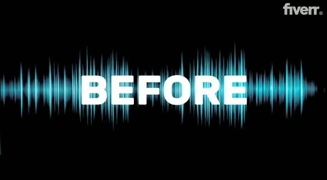 remove background noise, noise reduction from audio or video