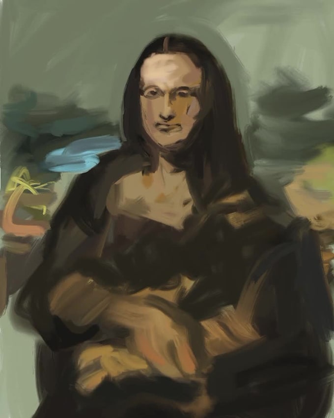 Paint your portrait from your photo digitally by Posemyface Fiverr