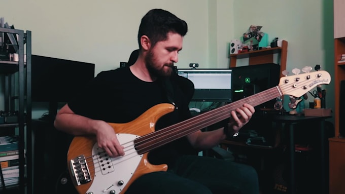 record a professional fretless bass part that perfectly fits your song