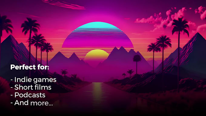 compose an original cinematic synthwave soundtrack