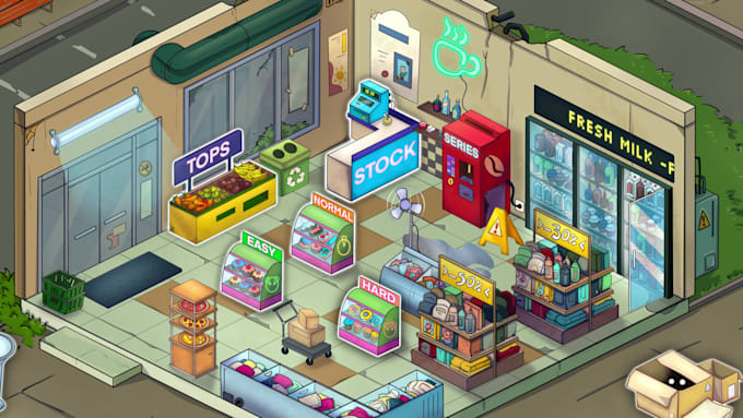 create game props and locations