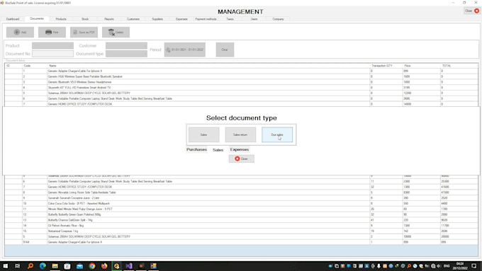 develop an advanced point of sale system