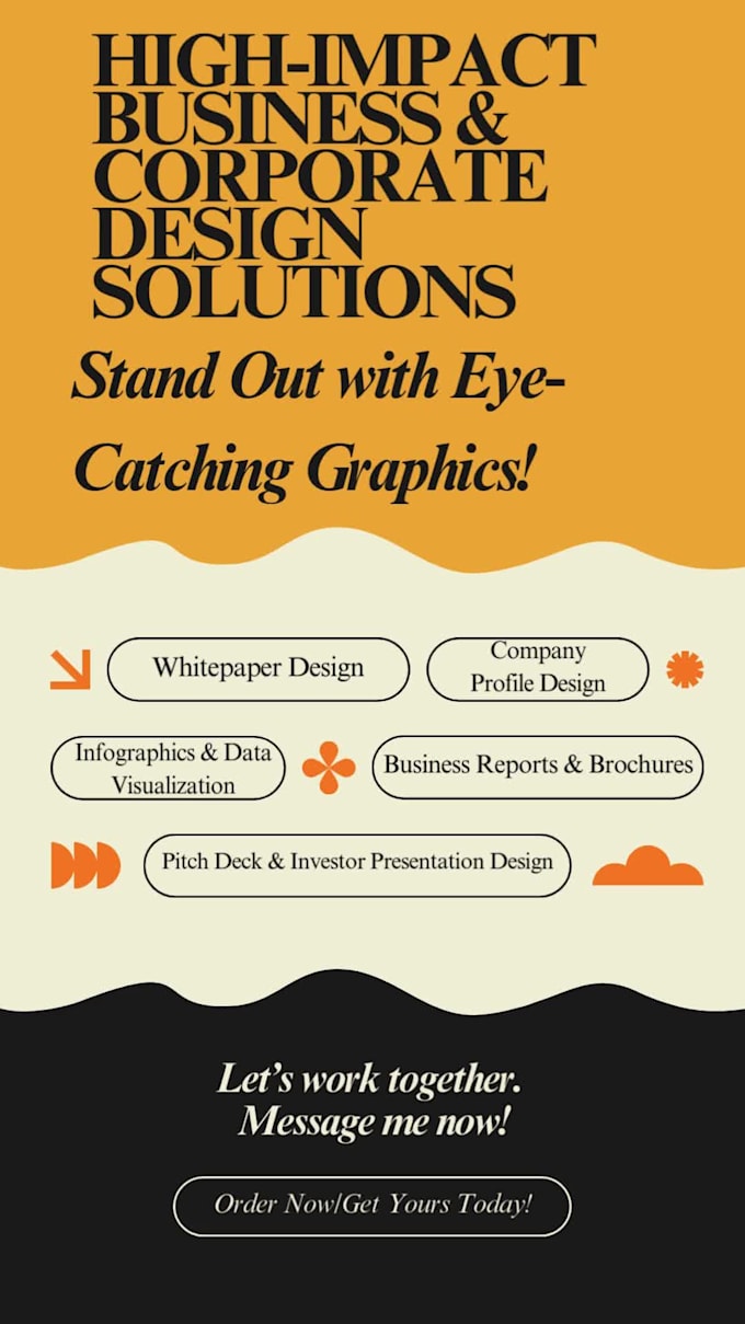 design a professional company profile, pitch deck, and whitepaper