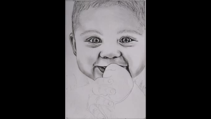 How to Draw Cute Baby Drawing Easy for Beginners / Sleeping Baby Sketch -  YouTube