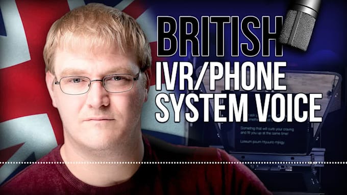 provide a professional british IVR or phone message