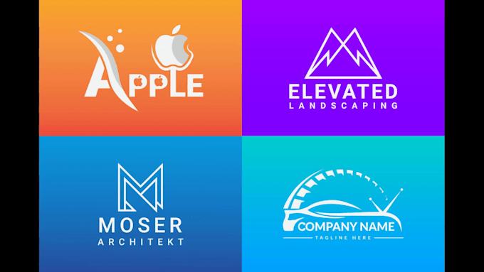 unique modern minimalist luxury logo design