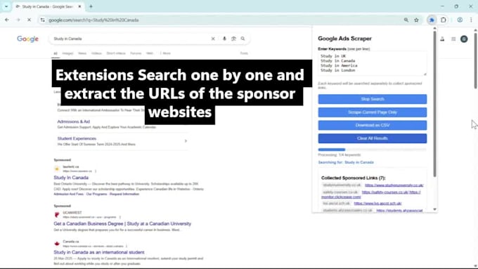 develop custom chrome extensions and web automation tools