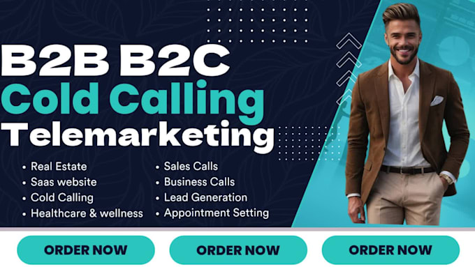 do b2b cold calling, b2c cold calling b2b appointment setting and ai voice agent