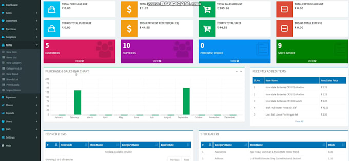 provide web based gst billing stock inventory with pos uae invoice