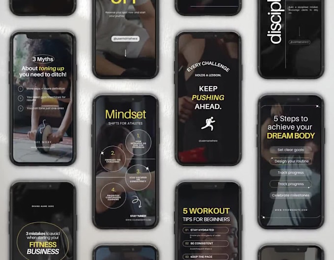 Create canva template for social media post or marketing strategy for