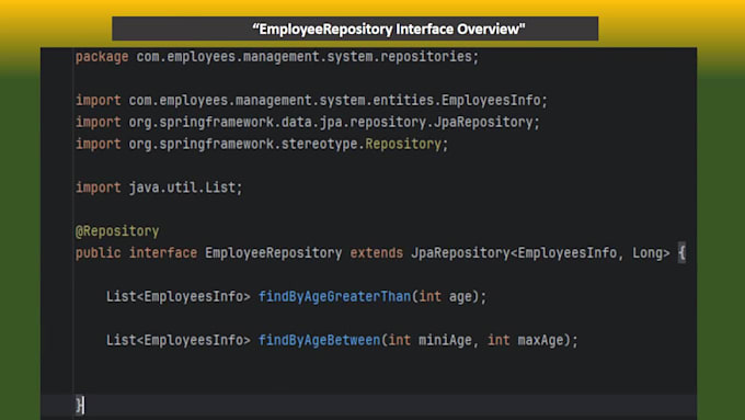 your java spring boot developer, backend specialist