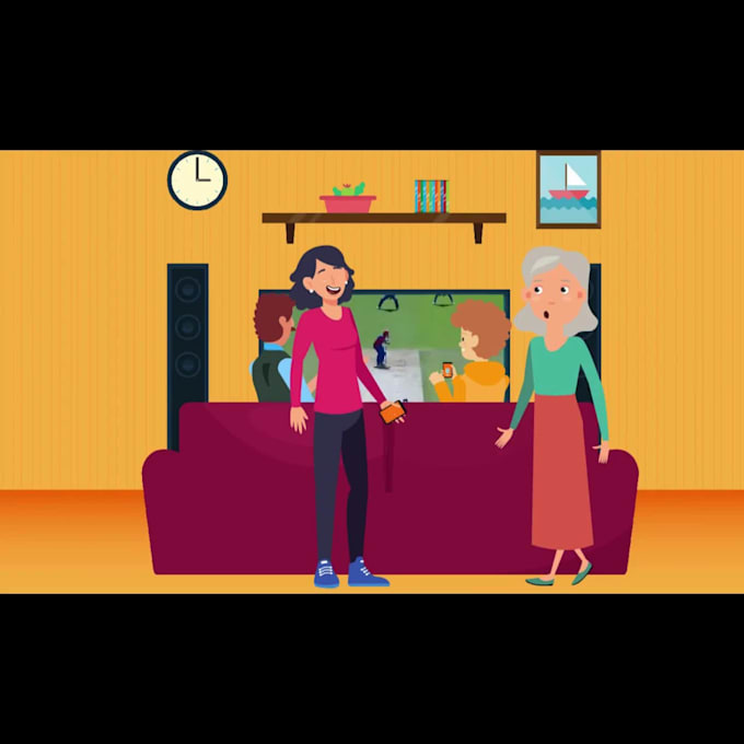 create 2d animation of any characters and objects