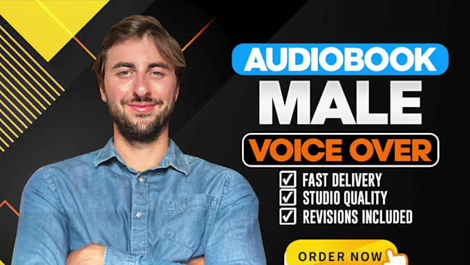 narrate your audiobook or podcast with my french male voice over