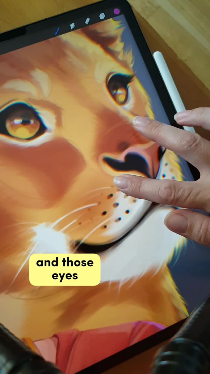 draw semirealistic portrait for you