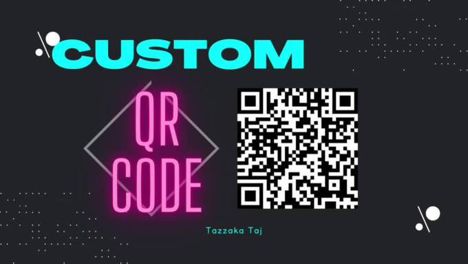 Generate a costom qr code by Tazzakataj | Fiverr