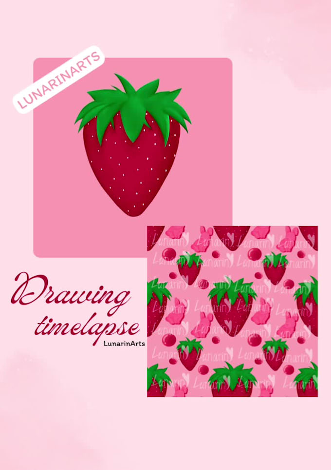 make hand drawn seamless pattern for you