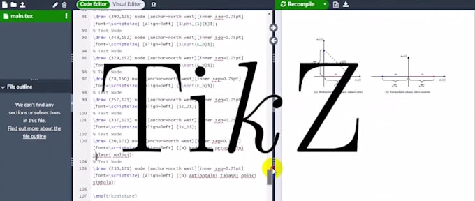 Convert your graphs and diagrams into tikz latex code by Latex0987 | Fiverr