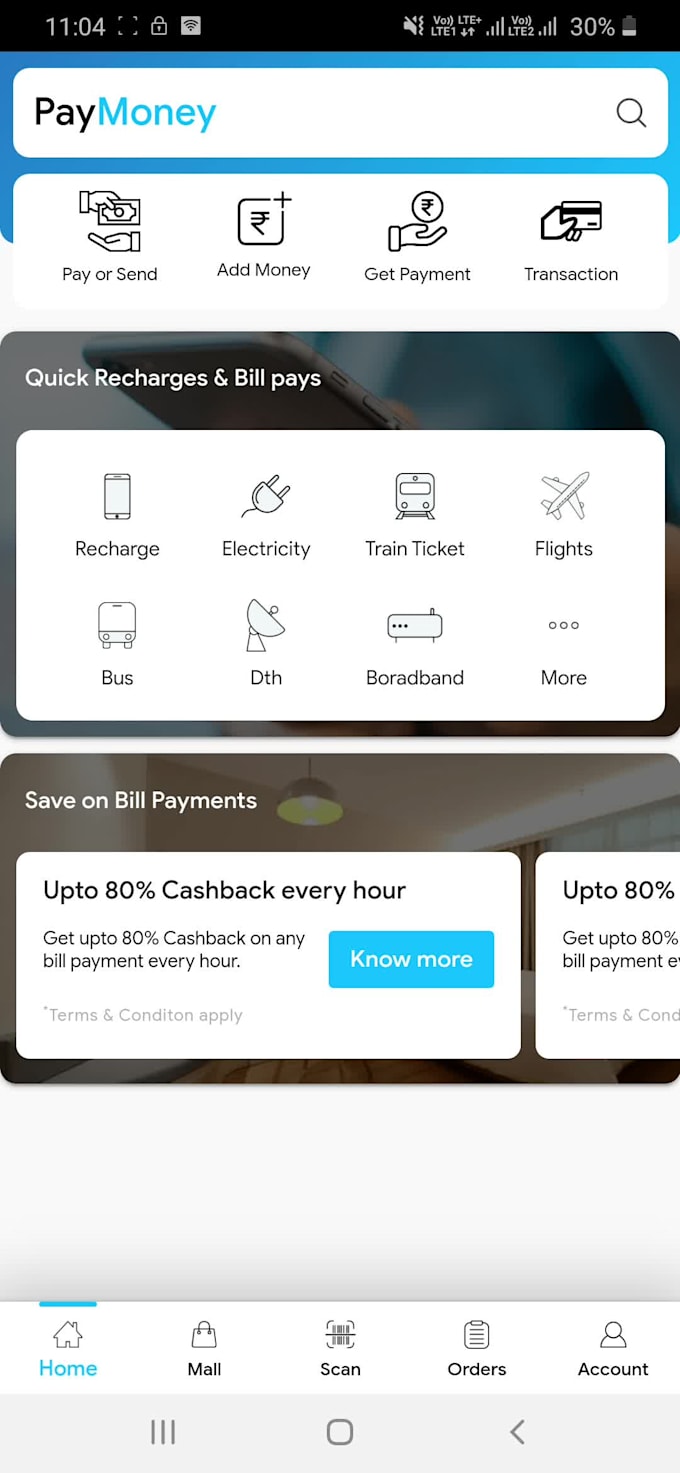 Design flutter or react native ui by manojkumawat003 fiverr