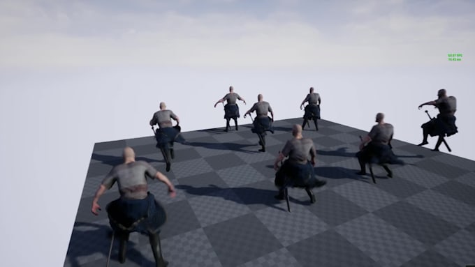 skin, rig and setup your character in unreal engine