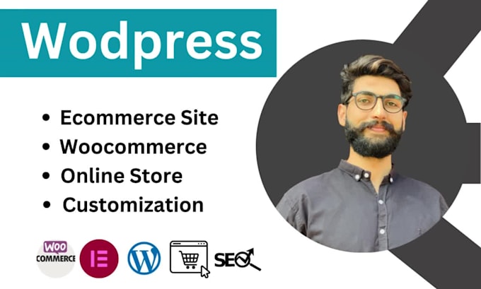develop wordpress website, worpdress ecommerce website, online store