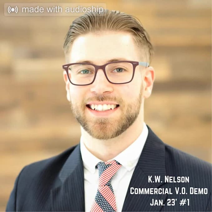 record a professional american male voice over