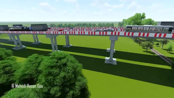 professional 3d building, roads, bridges and construction animation services