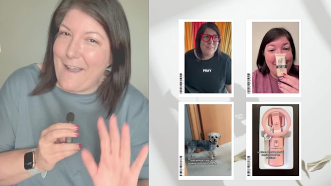 create a mature female ugc video