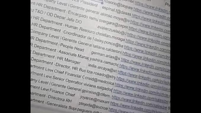 do a list of leads generation for you