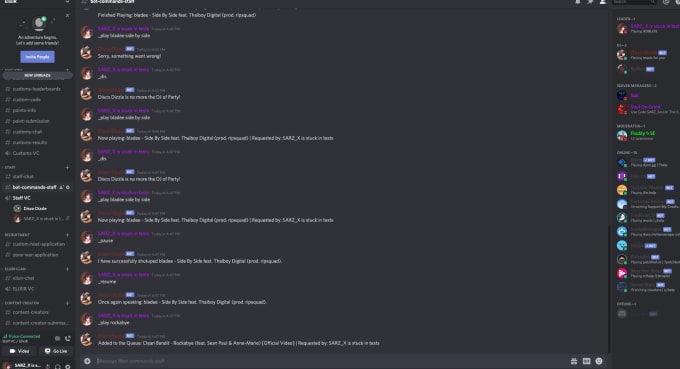 Make A Discord Music Bot For You By Itzzmex