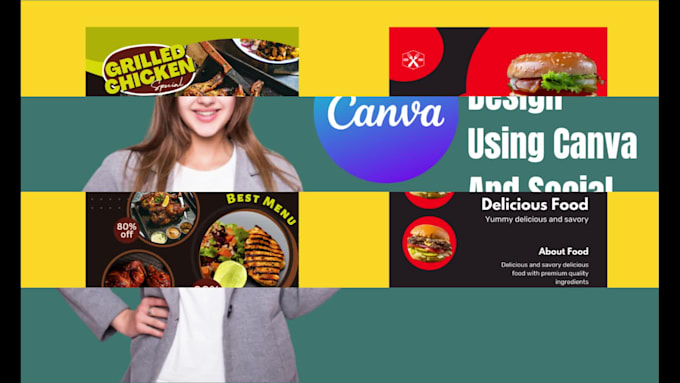 Create any design using canva and social media posts by Farukmarkater ...