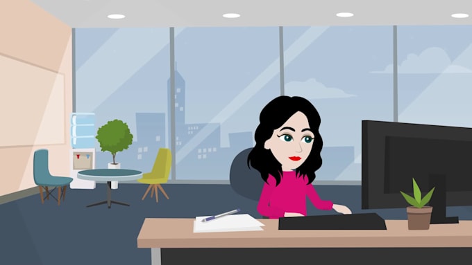 do custom 2d animation, cartoon or explainer video