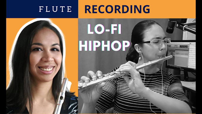 record a lofi hiphop flute track