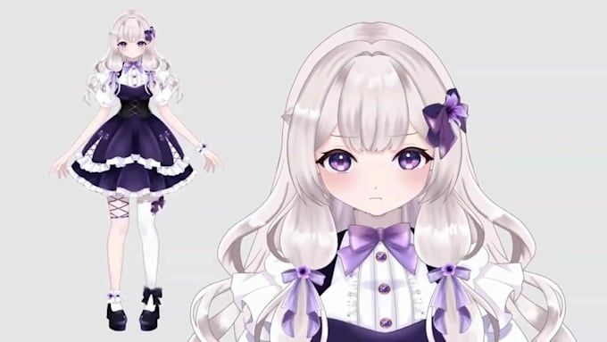 design 2d vtuber live2d vtuber rigging vtuber avatar vtuber model 2d anime vtube
