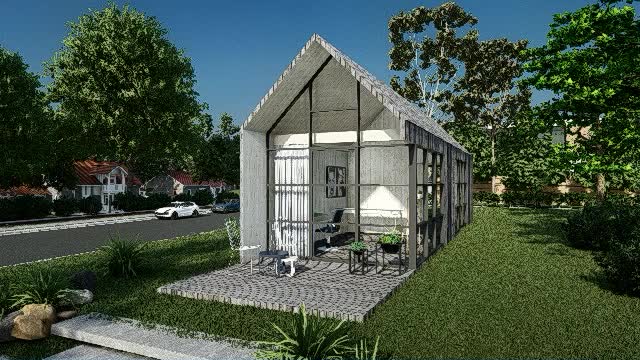 design and remodeling 3d shipping container tiny home