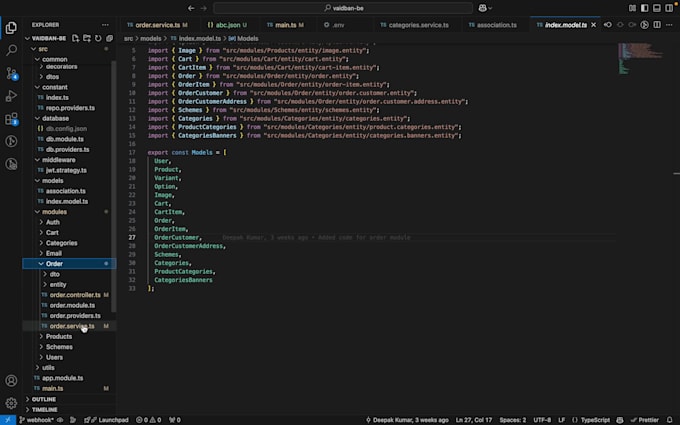 develop a secure nodejs backend with rest apis
