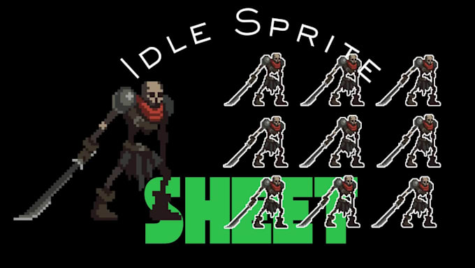 make pixel sprite sheet animation pixel art sprite pixel character for game art