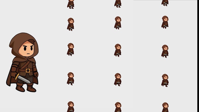 make 2d character animation for games and videos