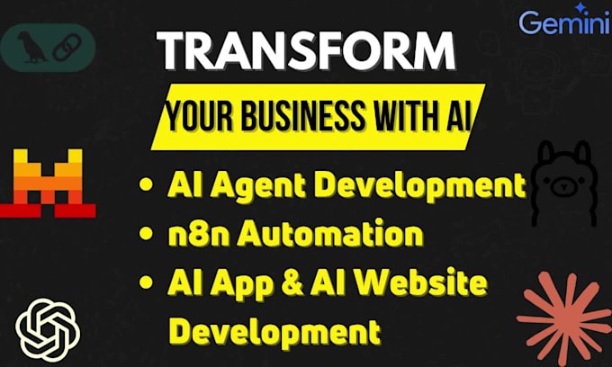 build ai agent n8n ai agent ai app ai website and custom ai agents