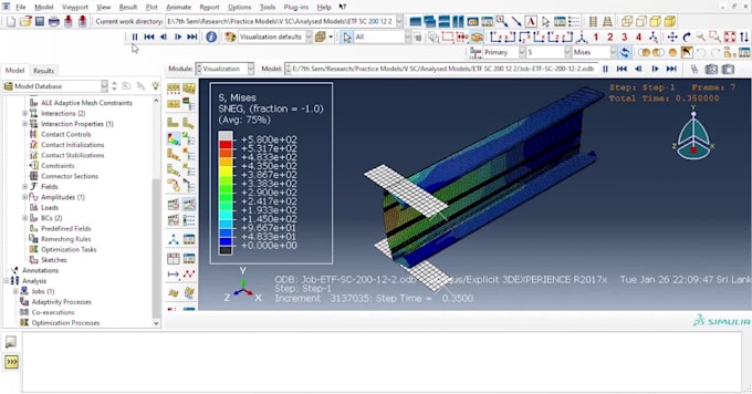 design and simulate abaqus models for you