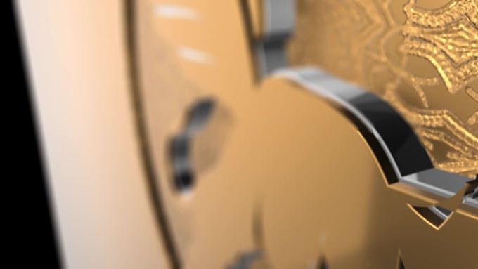 craft a stunning, epic 3d logo animation,